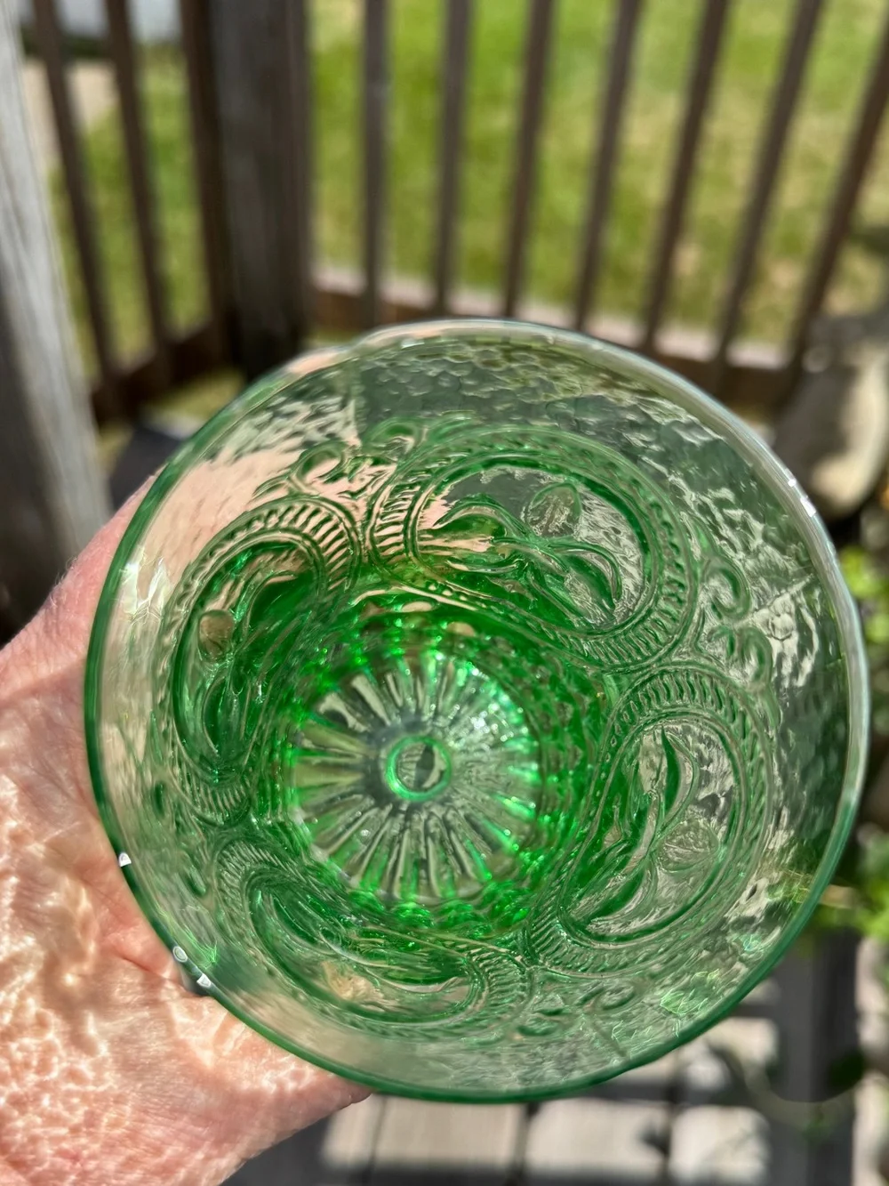 Anthropologie Fleur-de-Lis Tumbler